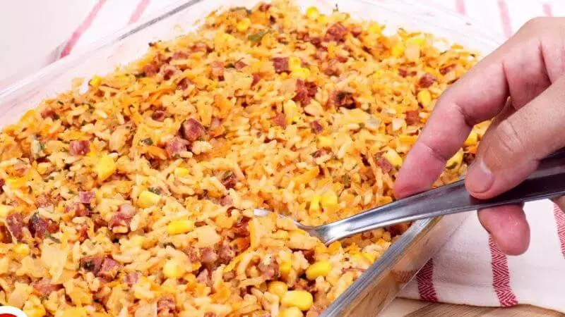 Receita de Arroz de Preguiçoso com Calabresa Almoço Prático e Saboroso